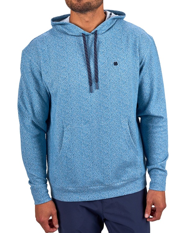 黒いことローバー メンズ アウター パーカー・スウェット Black Clover Hughes Hoodie Moody Blue 青色