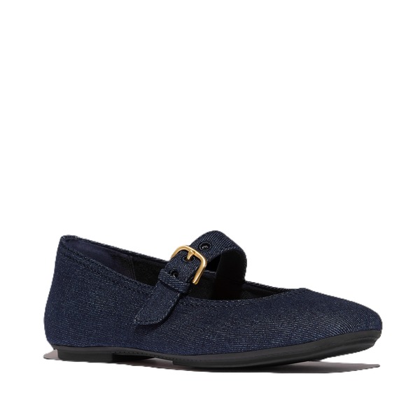 フィットフロップ レディース シューズ パンプス デニム FitFlop Delicato Denimary Janes Dark Denim デニム