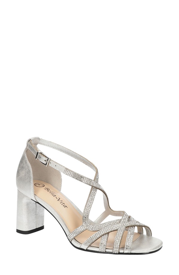 ベラヴィータ レディース シューズ 踵 サンダル Bella Vitaliette Sandal Silver Metallic しろがね色
