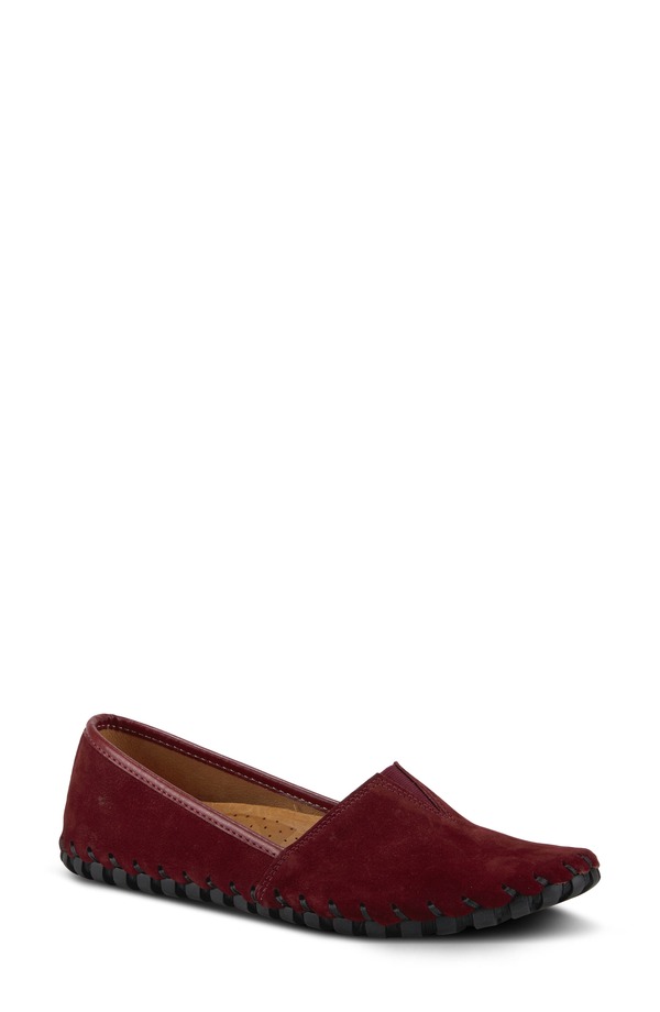 スプリングステップ レディース シューズ パンプス Spring Step Kathaleta Flat Burgundy バーガンディ