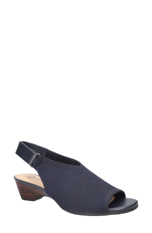 ベラヴィータ レディース シューズ 踵 サンダル Bella Vita Marin Slingback Sandal Navy Knit 米国海軍
