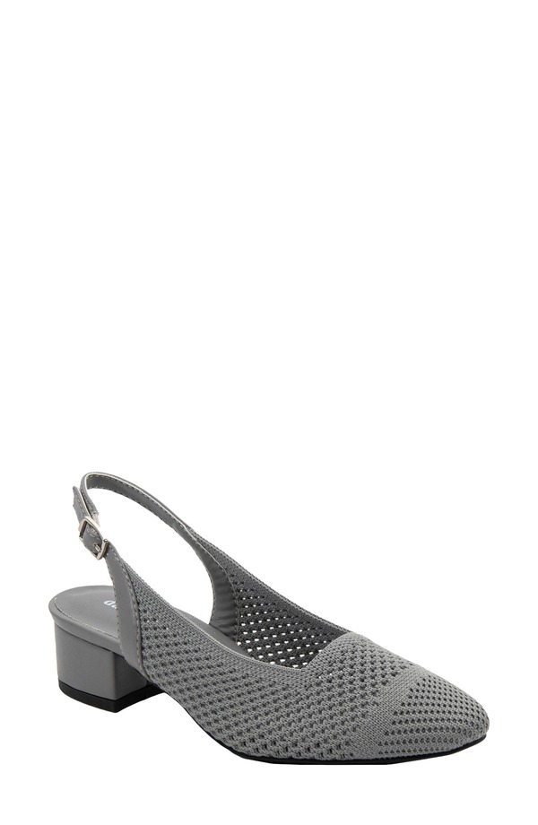 ダイビッドテイト レディース シューズ 踵 サンダル David Tate Glenna Slingback Sandal Gray 薄墨色