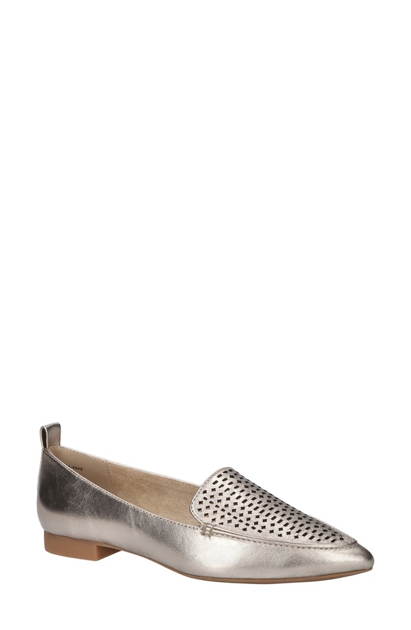 ベラヴィータ レディース シューズ パンプス Bella Vitalessi Perforated Pointed Toe Flat Champagne Leather シャンパン 25,752円