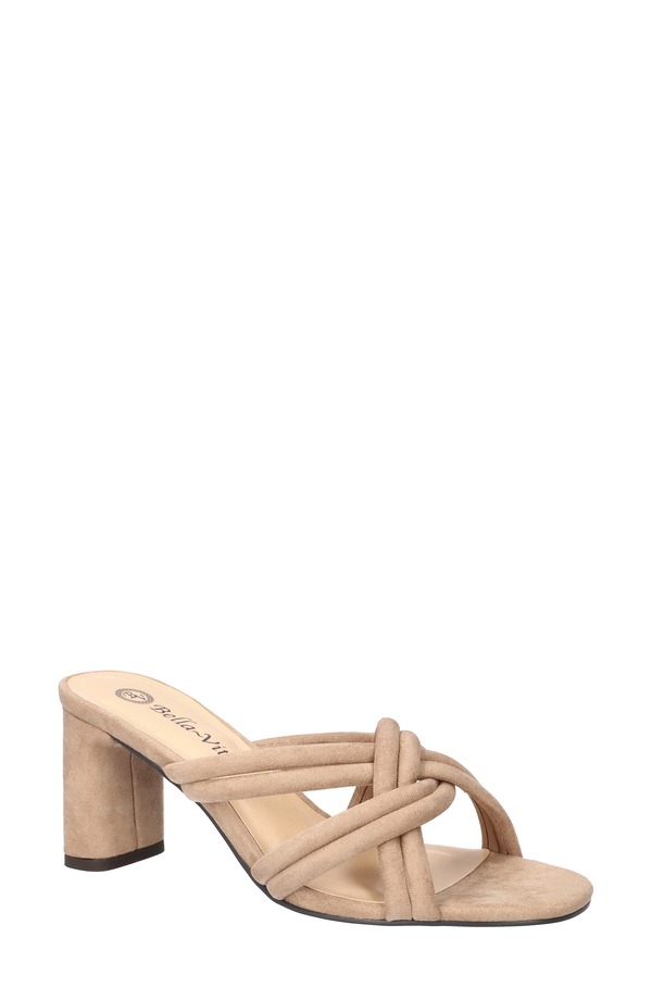 ベラヴィータ レディース シューズ 踵 サンダル Bella Vita Carmen Slide Sandalmond Suede