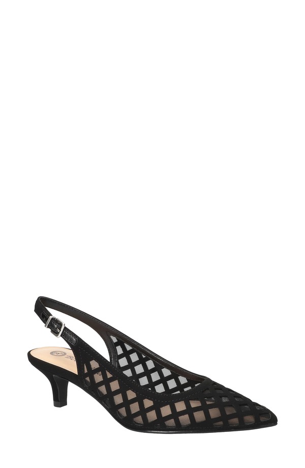 ベラヴィータ レディース シューズ 踵 Bella Vita Noel Slingback Pointed Toe Pump Black Lamy 黒いこと