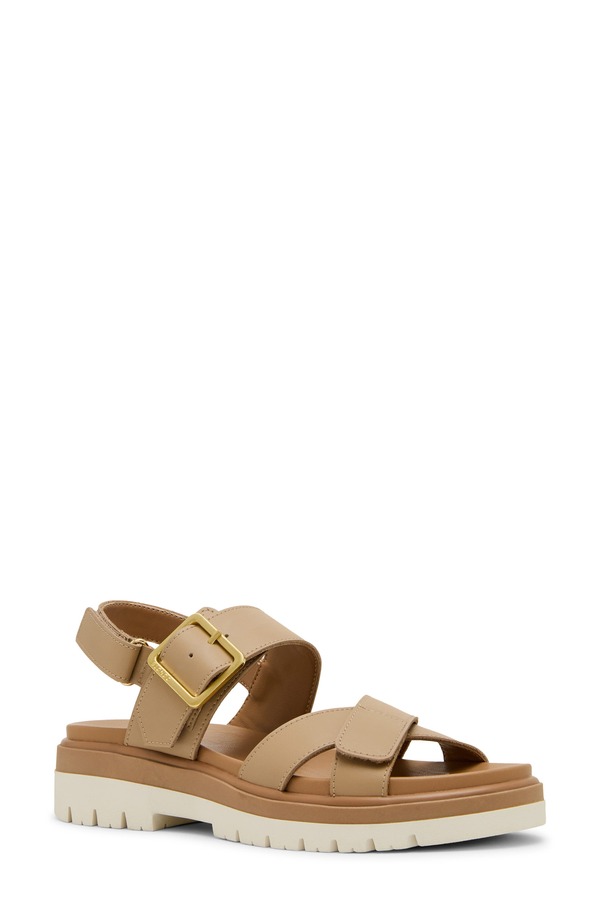 金髪 レディース シューズ 踵 サンダル Blondo Beau Sandalmond Leather