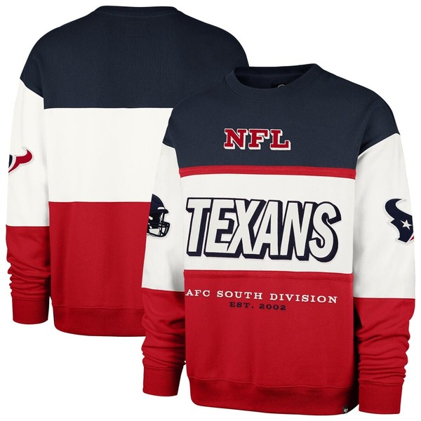 フォーティーセブン メンズ アウター パーカー・スウェット プルオーバー マキシ Men\u0027s \u002747 Navy/Red Houston Texans Breeze Maximalist Sweatshirt Navy 米国海軍