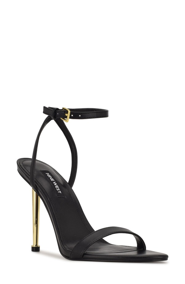 ナインウェスト レディース シューズ 踵 サンダル アンクル Nine West Reinankle Strap Sandal Black 黒いこと