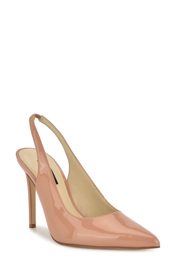 ナインウェスト レディース シューズ 踵 Nine West Feather Slingback Pump Light Natural
