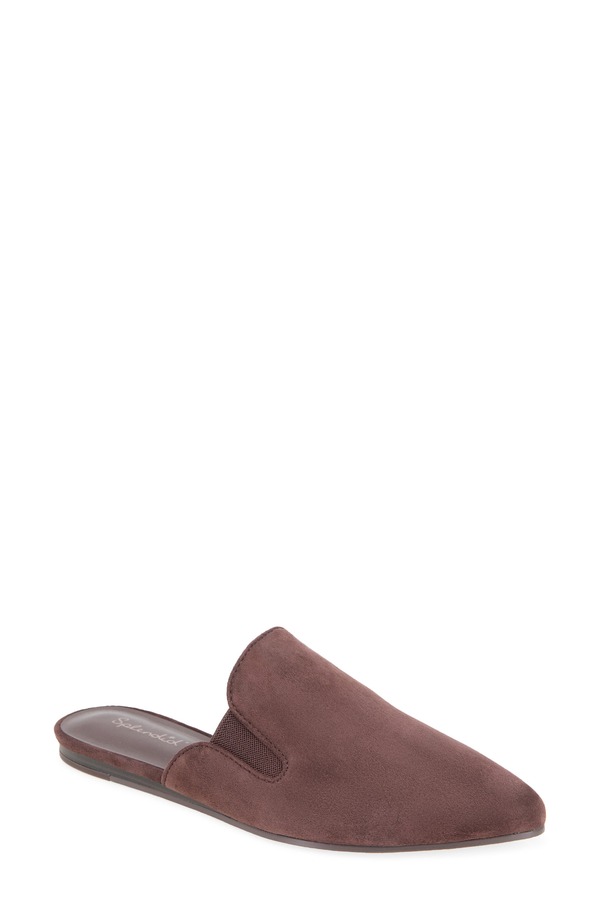 スプレンディット レディース シューズ パンプス Splendid Liza Pointed Toe Mule Black Cherry ブラック