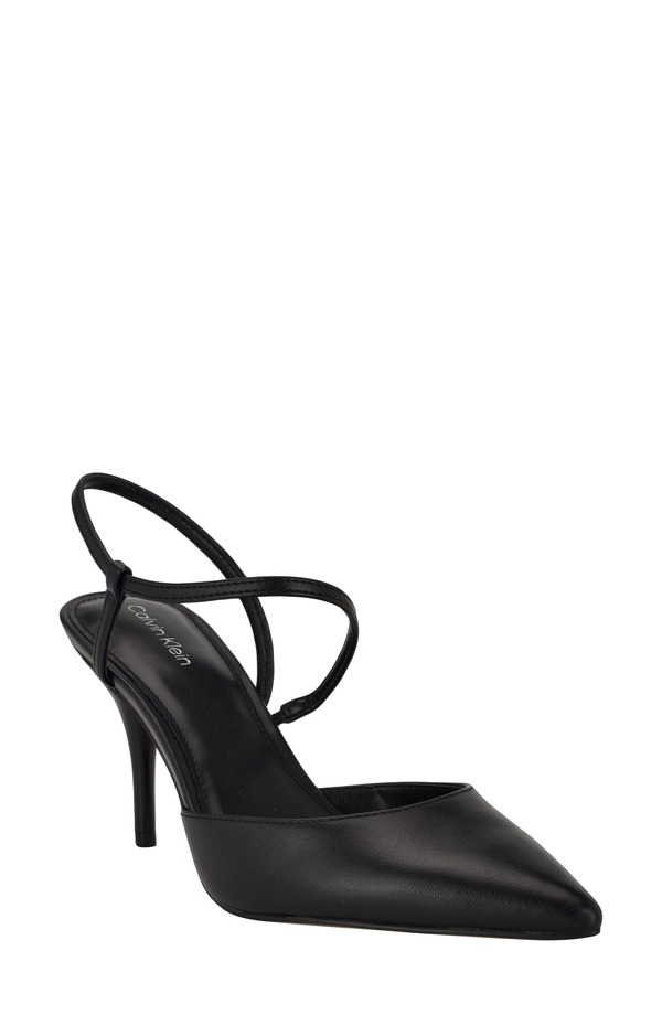カルバンクライン レディース シューズ 踵 Calvin Klein Cordera Pump Black 黒いこと
