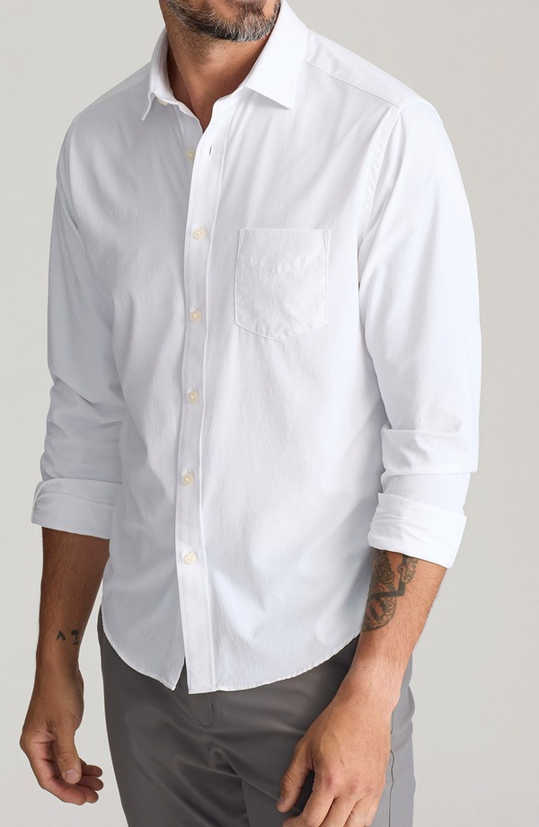 アンタックイット メンズ トップス シャツ UNTUCKit Gironde Performance Stretch Button-Up Shirt White ホワイト