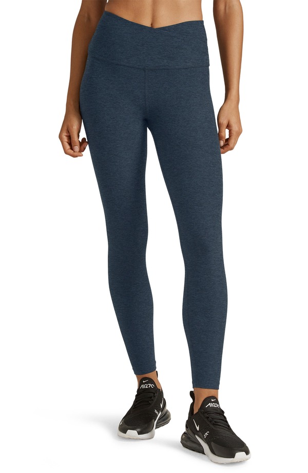 ビヨンドヨガ レディース ボトムス カジュアルパンツ ハイウエスト ミディ レギンス Beyond Yogat Your Leisure Space Dye High Waist Midi Leggings Nocturnal Navy ネイビー｜ReVida 店 25,752円