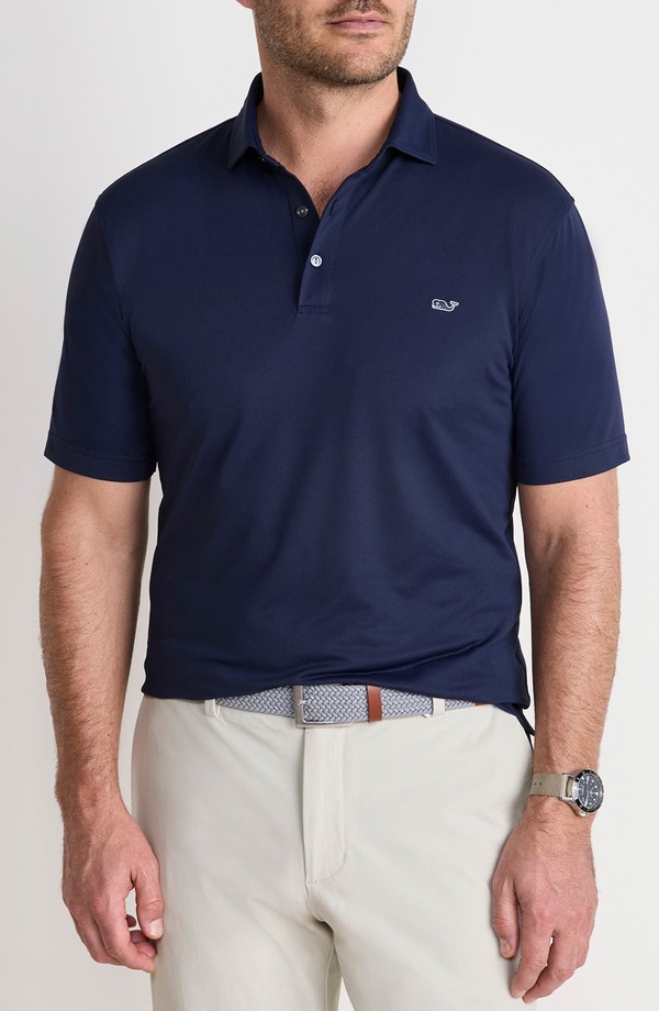 ヴァインヤードヴァインズ メンズ トップス ポロシャツ vineyard vines Fairwinds Performance Polo Nautical Navy ネイビー