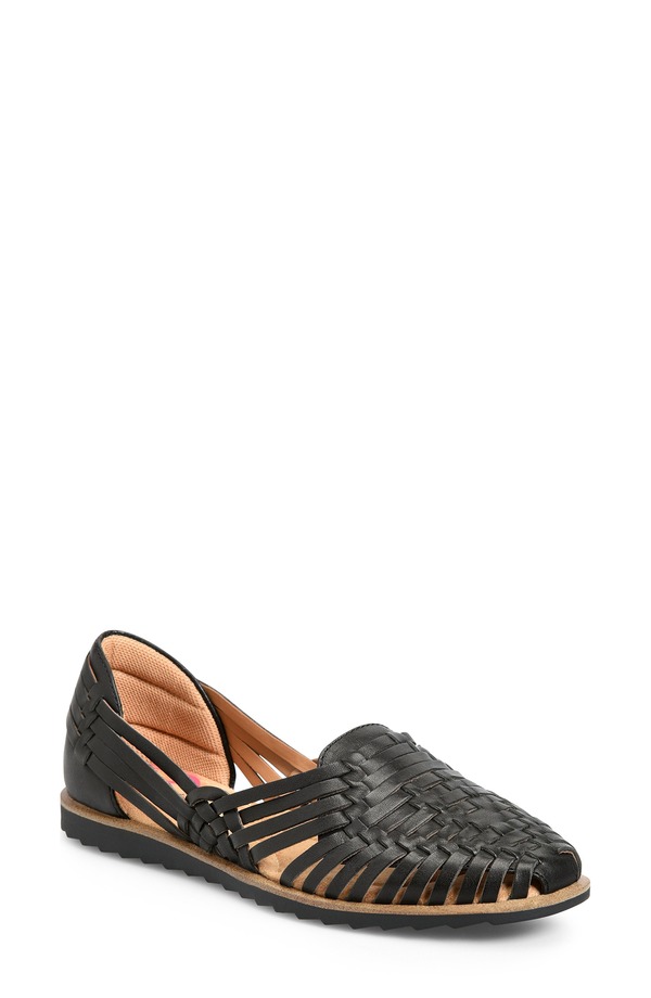 コンフォーティバ レディース シューズ パンプス Comfortiva Ranier Huarache Flat Black ブラック|ReVida 店