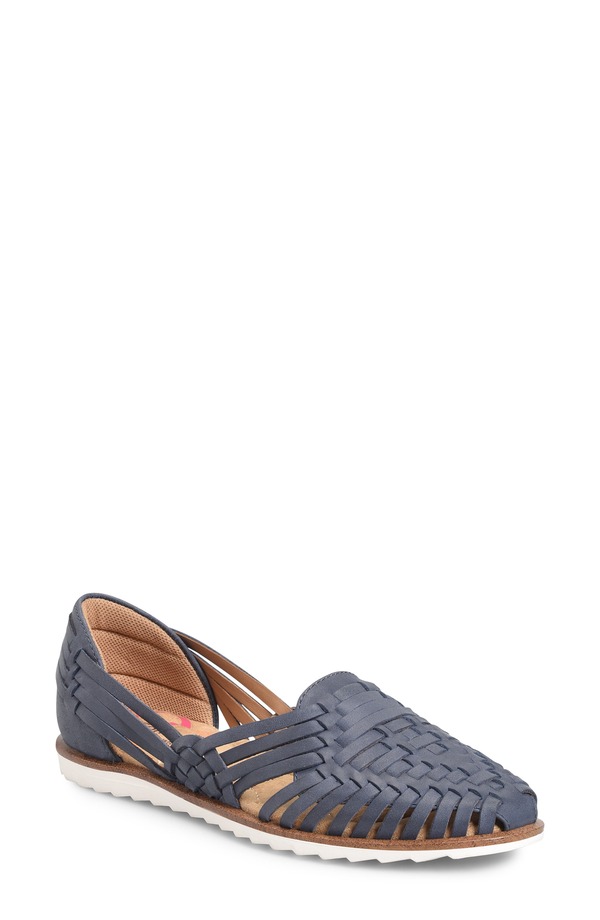コンフォーティバ レディース シューズ パンプス Comfortiva Ranier Huarache Flat Navy ネイビー|ReVida 店