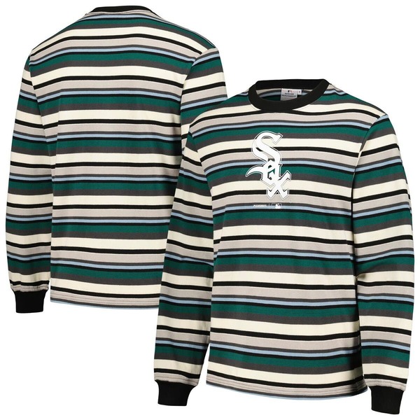 プレジャーズ メンズ トップス Tシャツ Men's PLEASURES Cream/Green Chicago White Sox Ballpark Long Sleeve T-Shirt Cream クリーム