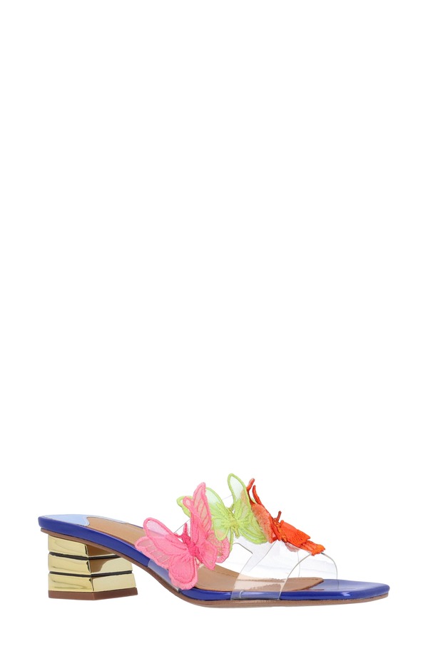 ジェイレニー レディース シューズ 踵 サンダル J. Rene Cybel Slide Sandal Bright Multi マルチ色つや
