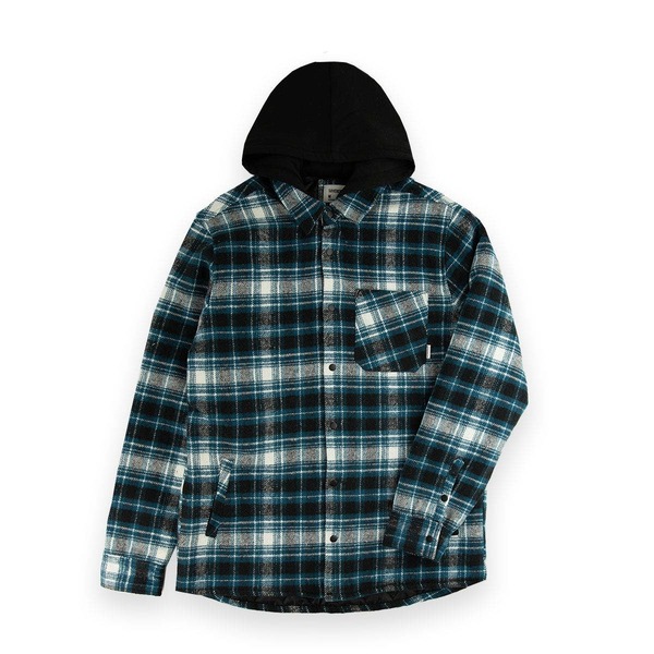 ソベリアンコード メンズ アウター ジャケット・ブルゾン ボタンダウン Sovereign Code Shaheen Button Down Shacket Coronet Blue/ Witness Plaid ブルー