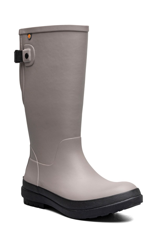 ボグス レディース シューズ ブーツ・レインブーツ トール Bogs Amanda II Tall Waterproof Rain Bootaupe Grey 薄墨色
