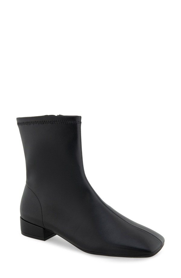 エアロソールズ レディース シューズ ブーツ・レインブーツ 踵 Aerosoles Nina Block Heel Bootie Black 黒いこと