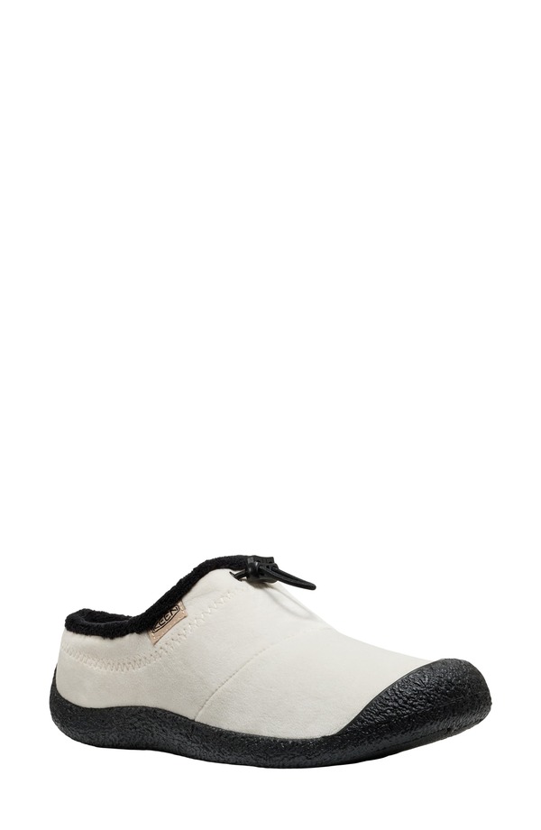 キーン レディース シューズ サンダル KEEN Howser III Hybrid Faux Shearling Slipper Birch/ Black ブラック|ReVida 店