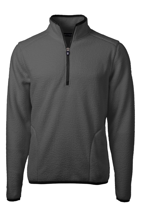 カッターアンドバック メンズ アウター パーカー・スウェット フリース Cutter & Buck Cascade Fleece Pullover Elemental Grey/ Black ブラック 22,484円