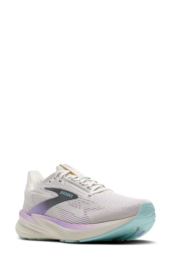 ブルックス レディース シューズ スニーカー Brooks Revel 8 Running Shoe Coconut/Purple Rose/Clearwater パープル