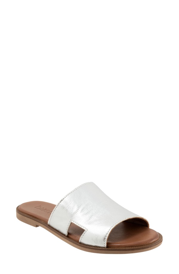 ブエノ レディース シューズ サンダル Bueno Hendrix Slide Sandal Dark Silver シルバー|ReVida 店