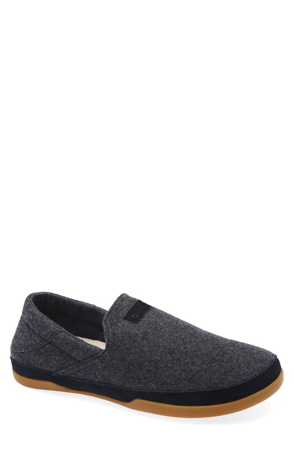 オルカイ メンズ シューズ サンダル スニーカー OluKai Kalawa Slip-On Sneaker Dark Shadow / Dark Shadow