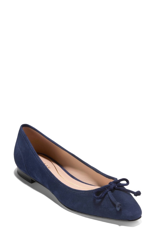 コールハーン レディース シューズ パンプス Cole Haan Paget Ballet Flat Ch Midnight Moon Suede