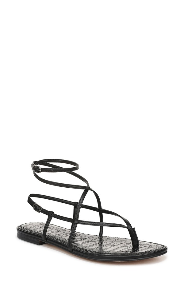 サムエデルマン レディース シューズ サンダル Sam Edelman Clarra Strappy Sandal Black ブラック｜ReVida 店