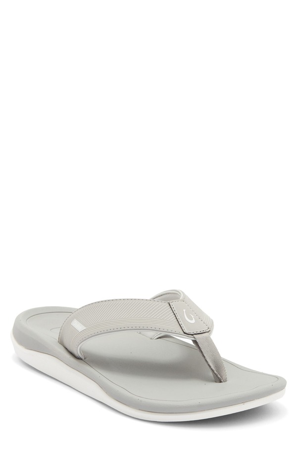 オルカイ メンズ シューズ サンダル OluKai Ahi Kai Flip Flop Ash / Ash 灰殻