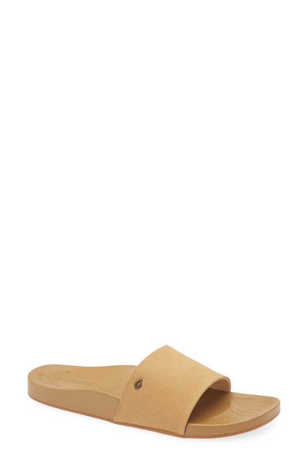オルカイ レディース シューズ サンダル OluKai Kipea'a Pono Slide Sandal Sahara / Crosshatch