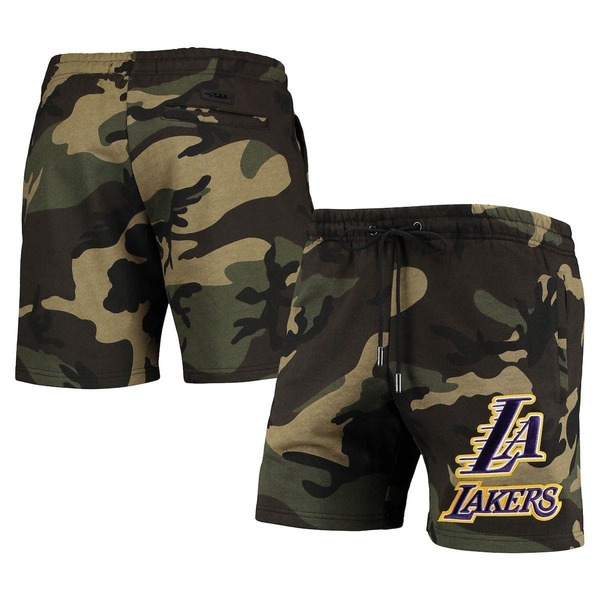 プロスタンダード メンズ ボトムス ハーフパンツ・ショーツ ショートパンツ Men's Pro Standard Camo Los Angeles Lakers Team Shorts Camo｜ReVida 店
