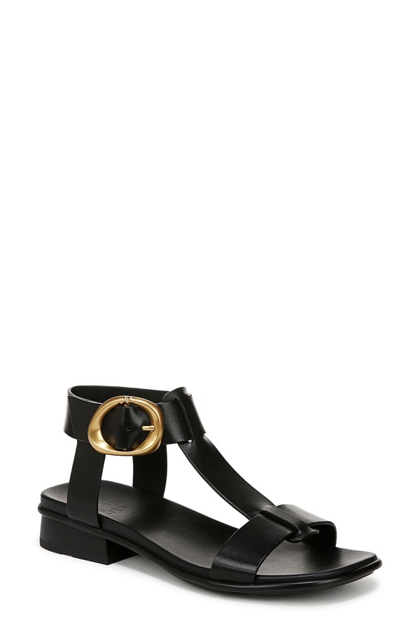 ナチュライザー レディース シューズ ヒール サンダル Naturalizer Brandy T-Strap Sandal Black ブラック