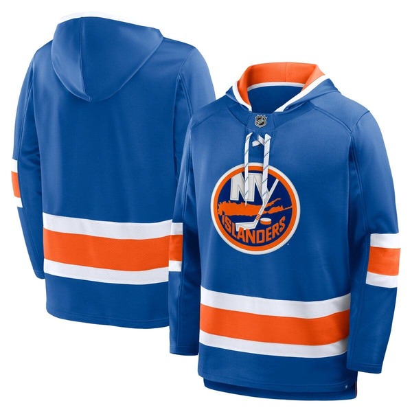ファナティクス メンズ アウター パーカー・スウェット フリース Men's Fanatics Royal New York Islanders Prime Time Fleece Hoodie Royal｜ReVida 店
