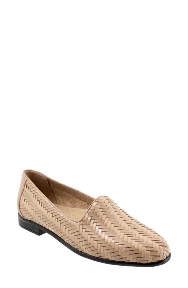 トロッターズ レディース シューズ パンプス Trotters Liz III Flat Beige/ Beige Metallic ベージュ