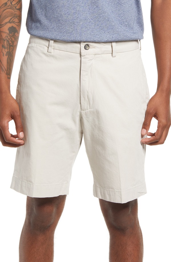 頭を覆う物 メンズ ボトムス 二分の一ズボン下・さる股引き 遊撃手ズボン下 Berle Charleston Poplin Shortstone 石ころ メンズファッション-ズボン・パンツ