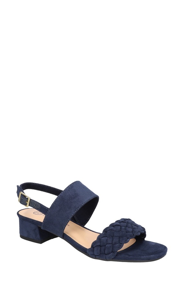 ベラヴィータ レディース シューズ 踵 サンダル Bella Vita Ellison Slingback Sandal Navy Suede 米国海軍