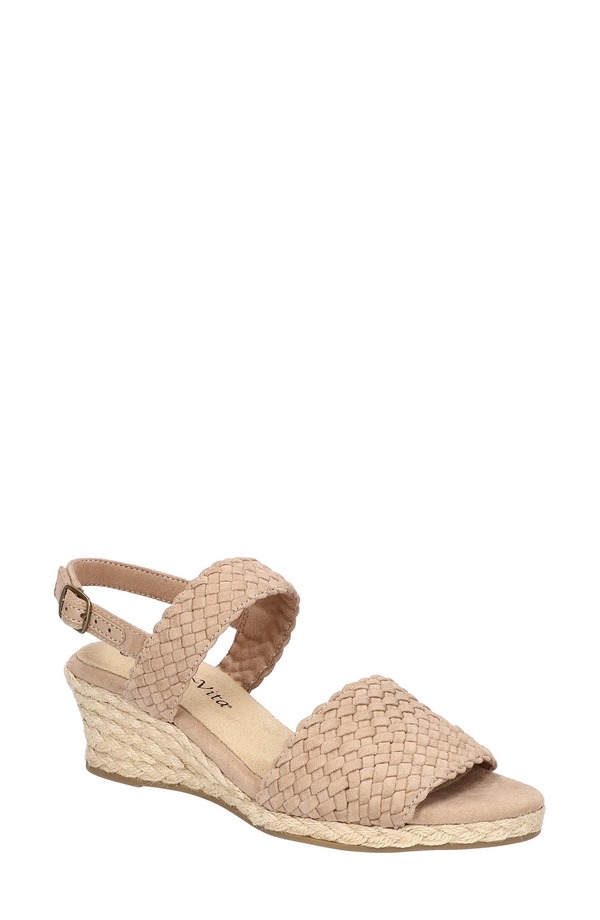 ベラヴィータ レディース シューズ 踵 サンダル Bella Vita Mariella Slingback Wedge Sandalmond Suede