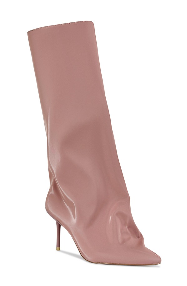 アザレア ワン レディース シューズ ブーツ・レインブーツ AZALEA WANG Couture Crazy Pointy Toe Knee High Boot Mauve|ReVida 店