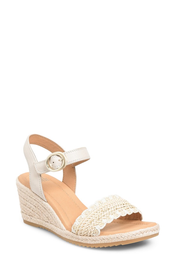 エスエフエフティ レディース シューズ 踵 サンダル Sfft Inez Wedge Sandal Beige/ Latte ベージュ