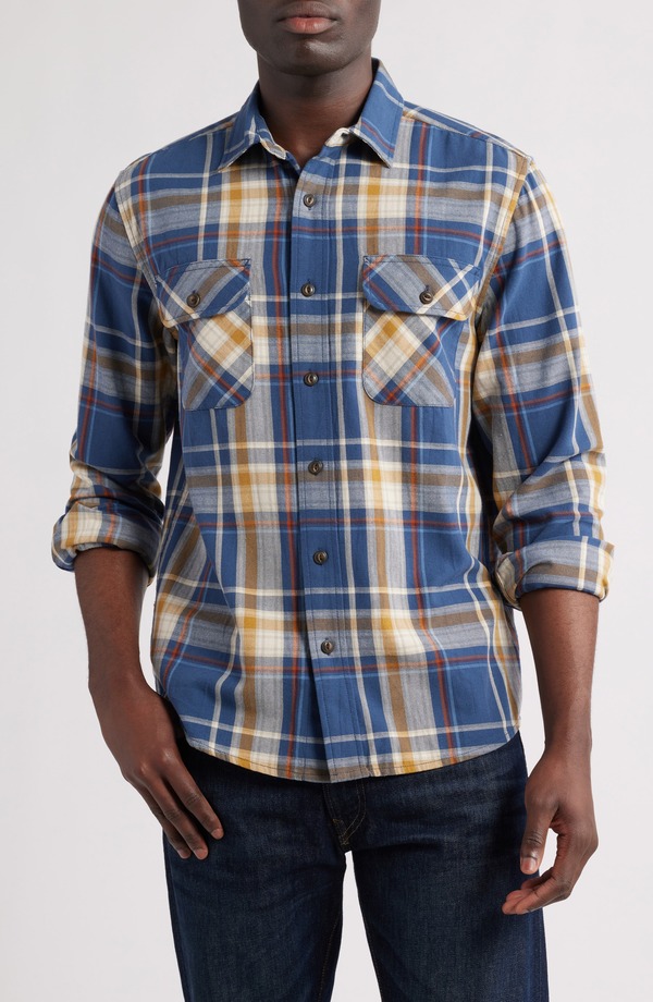 ペンドルトン メンズ トップス シャツ Pendleton Beach Shack Plaid Button-Up Shirt Navy Multi Plaid ネイビー 21,868円