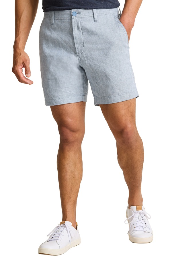 トッミーバハマ メンズ ボトムス 二分の一ズボン下・さる股引き 遊撃手ズボン下 綿織物 リネン Tommy Bahama Beach Coast 7-Inch Flat Front Linen \u0026 Cotton Shorts Ocean City メンズファッション-ズボン・パンツ
