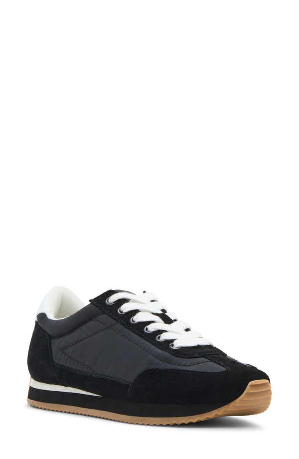 金髪 レディース シューズ スニーカー Blondo Ersula Low Profile Waterproof Sneaker Black Nylon 黒いこと