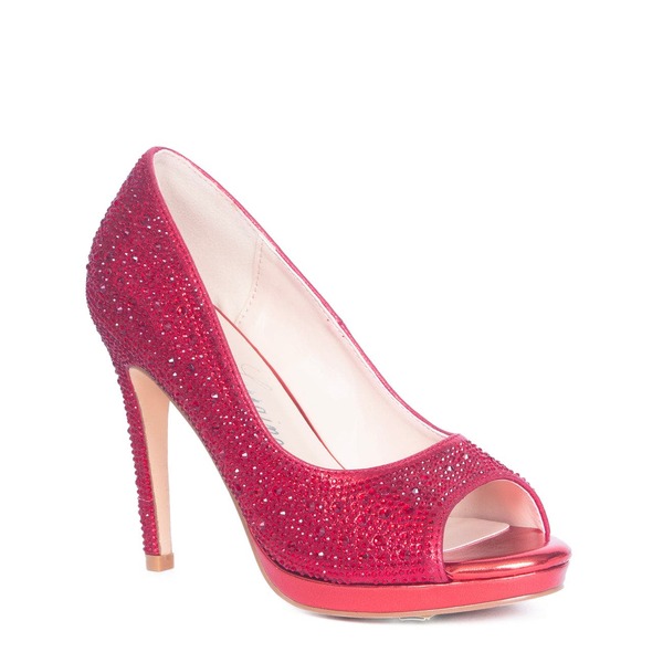 ローレンローライン レディース シューズ 踵 Lauren Lorraine Candy-15 Pump Red 赤いこと