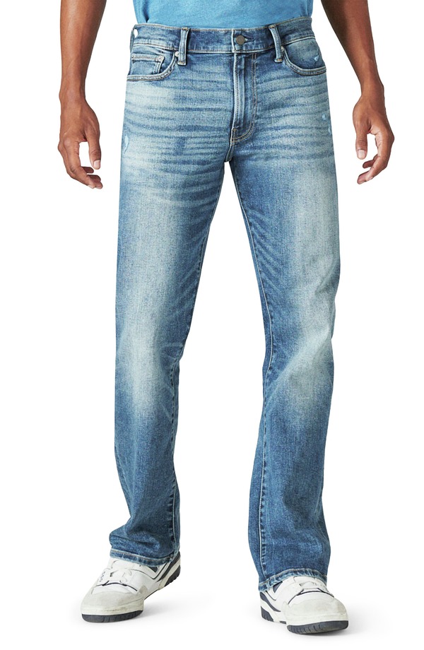 ラッキーブランド メンズ ボトムス ジーンズズボン下 ブーツとり捨てる ブーツ デニム Lucky Brand Easy Rider Bootcut Jeans Glimmer