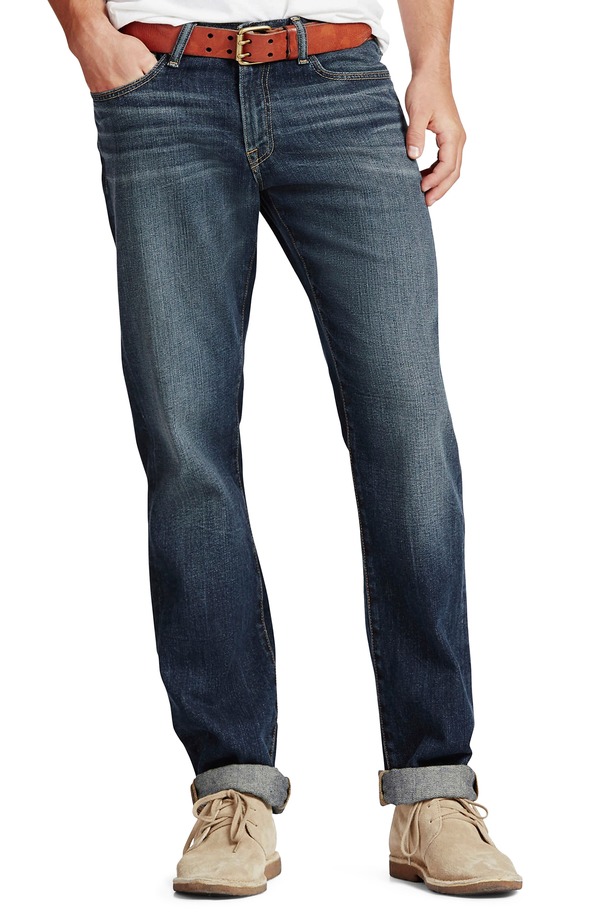 ラッキーブランド メンズ ボトムス デニムパンツ ストレート ジーンズ Lucky Brand 410 Athletic Straight Leg Jeans Corte Madera