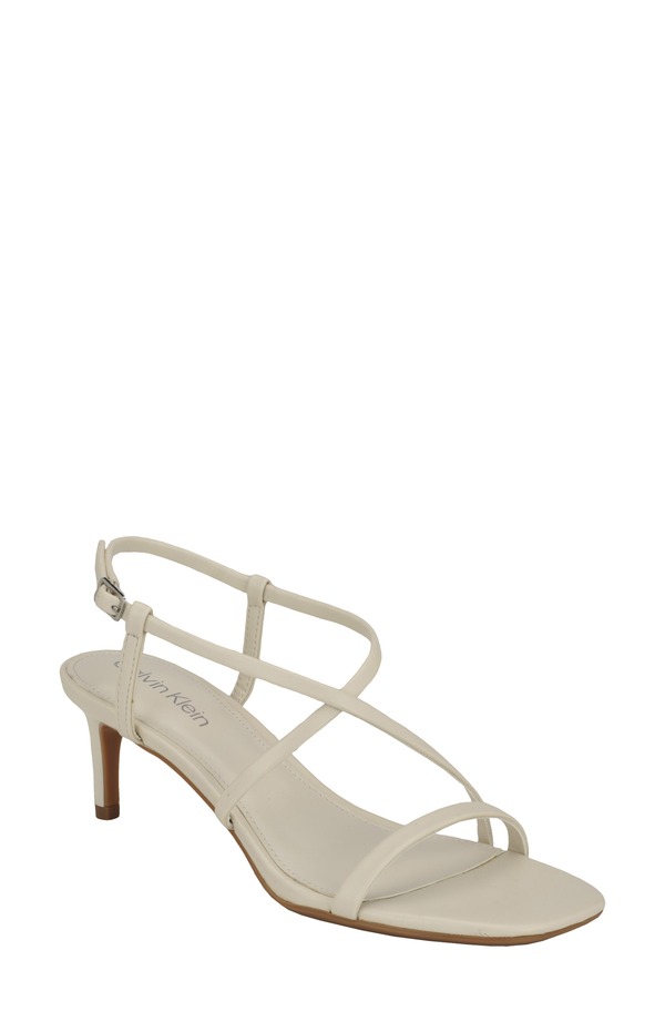 カルバンクライン レディース シューズ ヒール サンダル アンクル Calvin Klein Ishayankle Strap Sandal Ivory アイボリー 21,815円